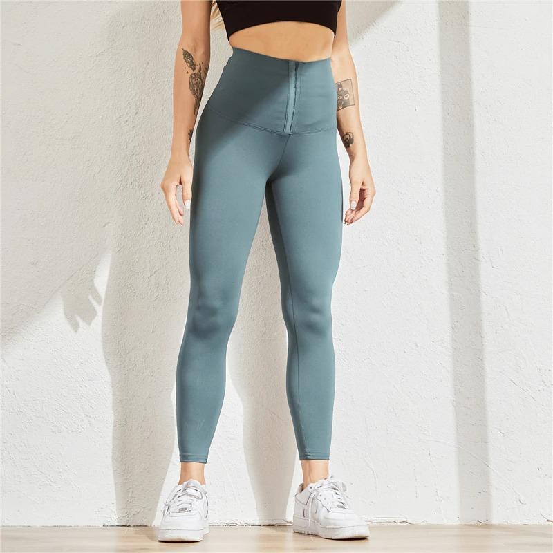 Versatile high waist corset leggings for women, perfect for both workout and everyday styling.