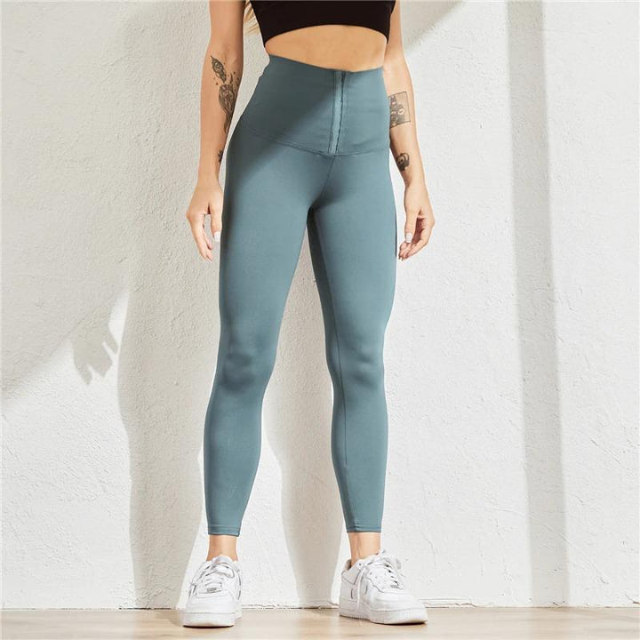 Versatile high waist corset leggings for women, perfect for both workout and everyday styling.
