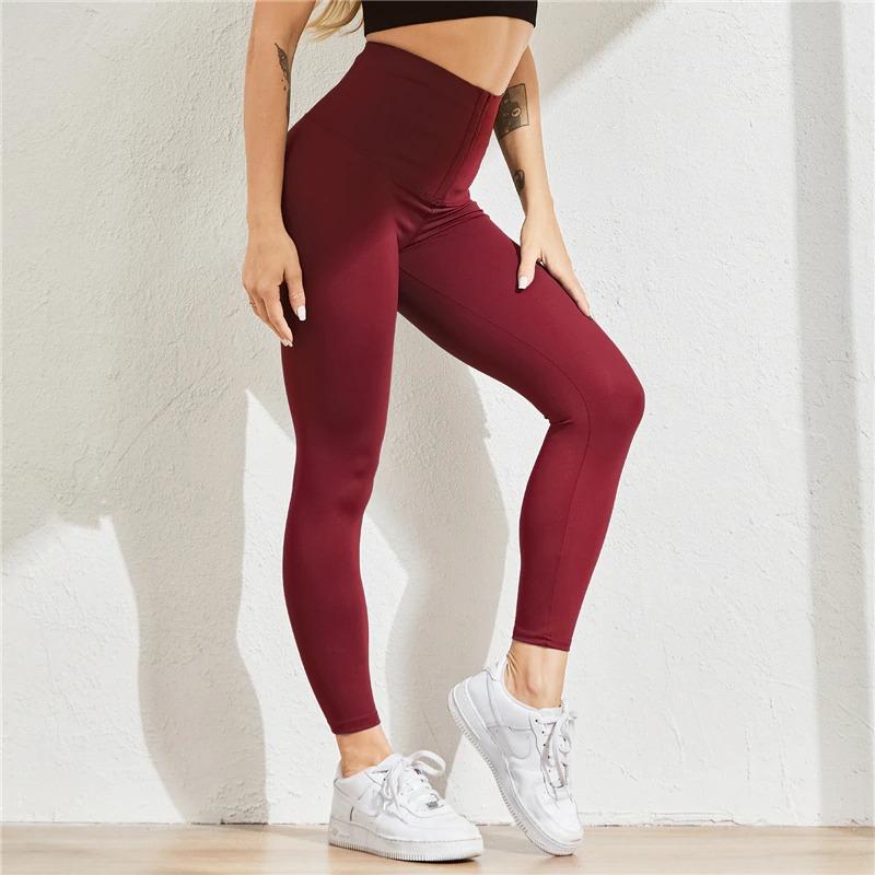 High waist activewear leggings for women, featuring corset shaping for a confident, sculpted figure.