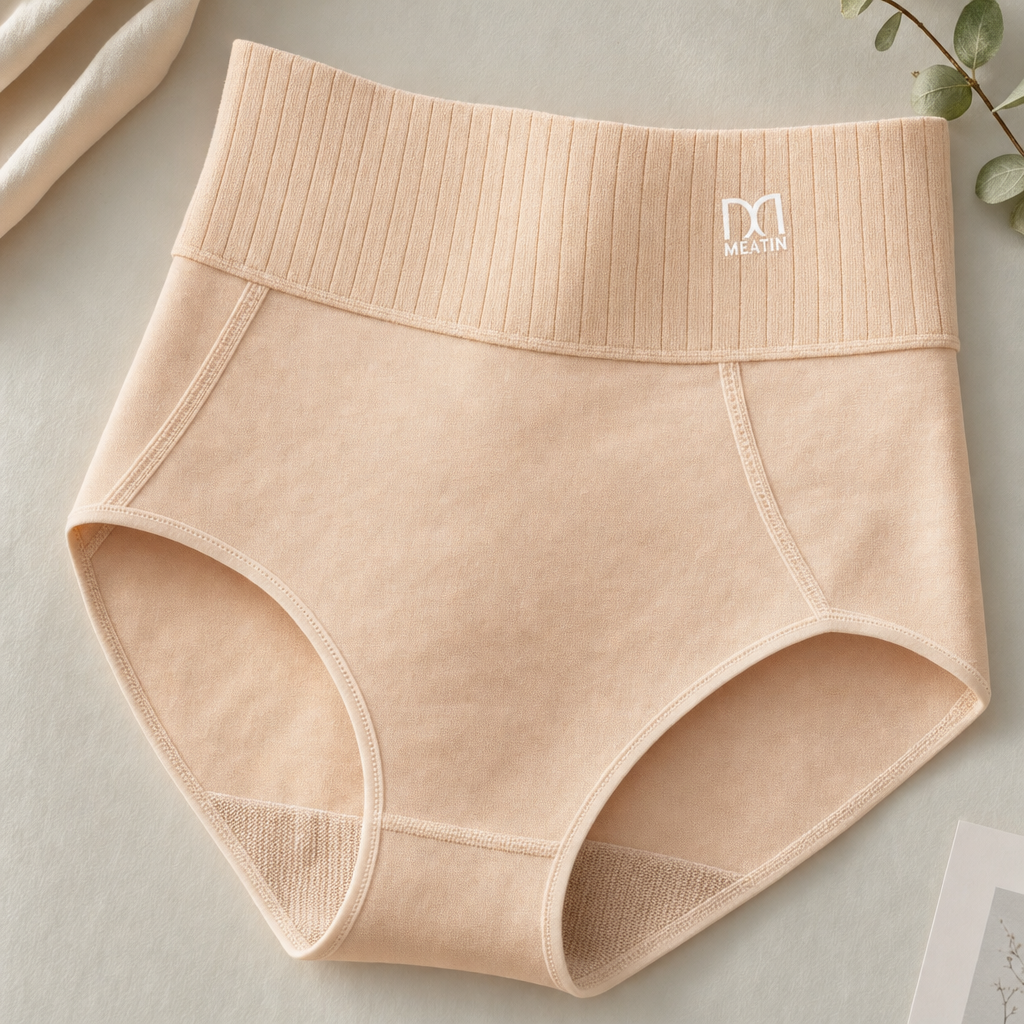 Women's body shaper high-waist underwear, 6-pack, offering smooth tummy control.
