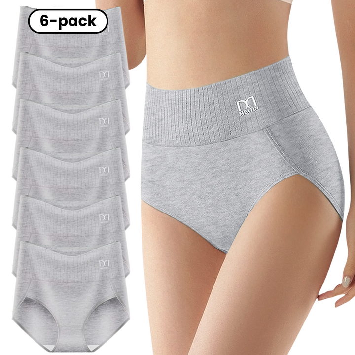 Women's High-Waist Shaping Underwear 6-Pack, seamless & comfortable for daily wear.