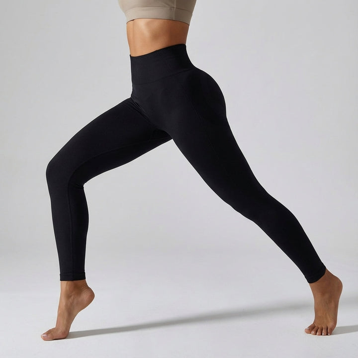 Janet high-waisted compression leggings for women, offering sculpting & squat-proof support