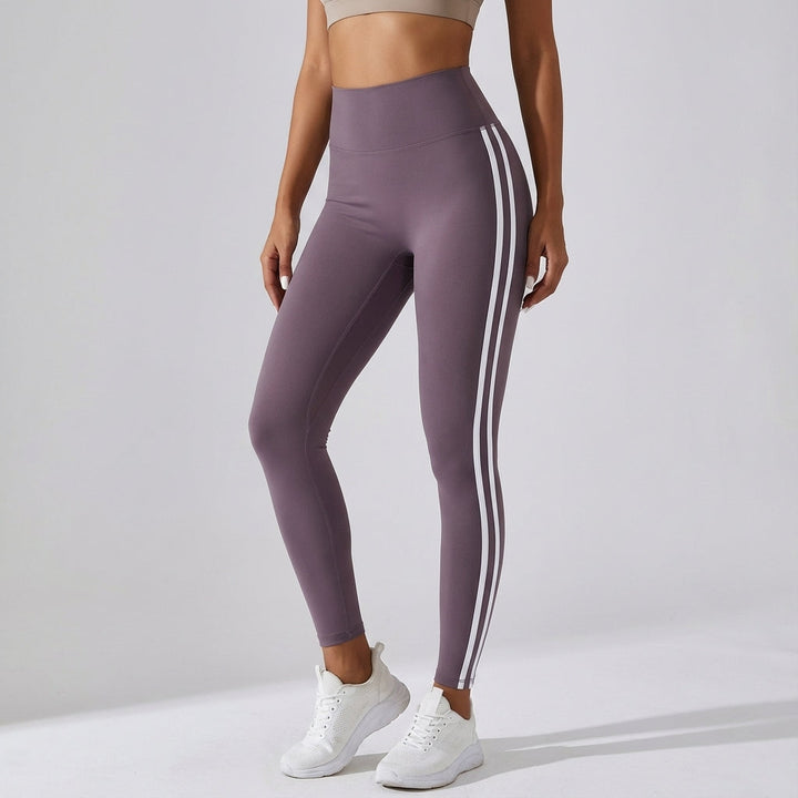 High-waisted seamless yoga pants for women, moisture-wicking and comfortable fitness wear