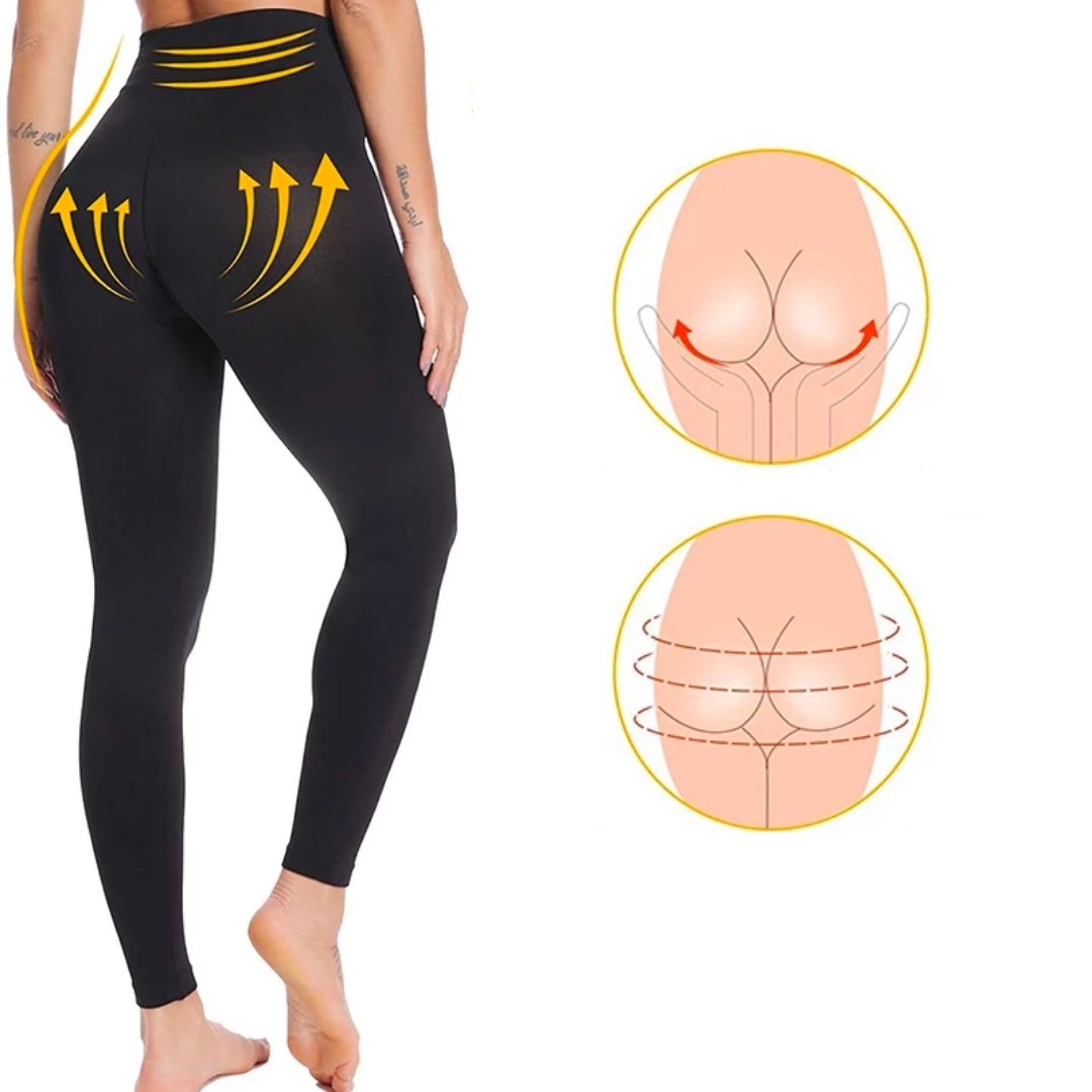 Comfortable women's high-waisted shaping leggings for versatile everyday wear & fashion.