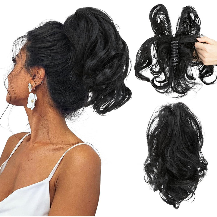 Achieve instant volume & a new look with this women's curly ponytail hair extension.