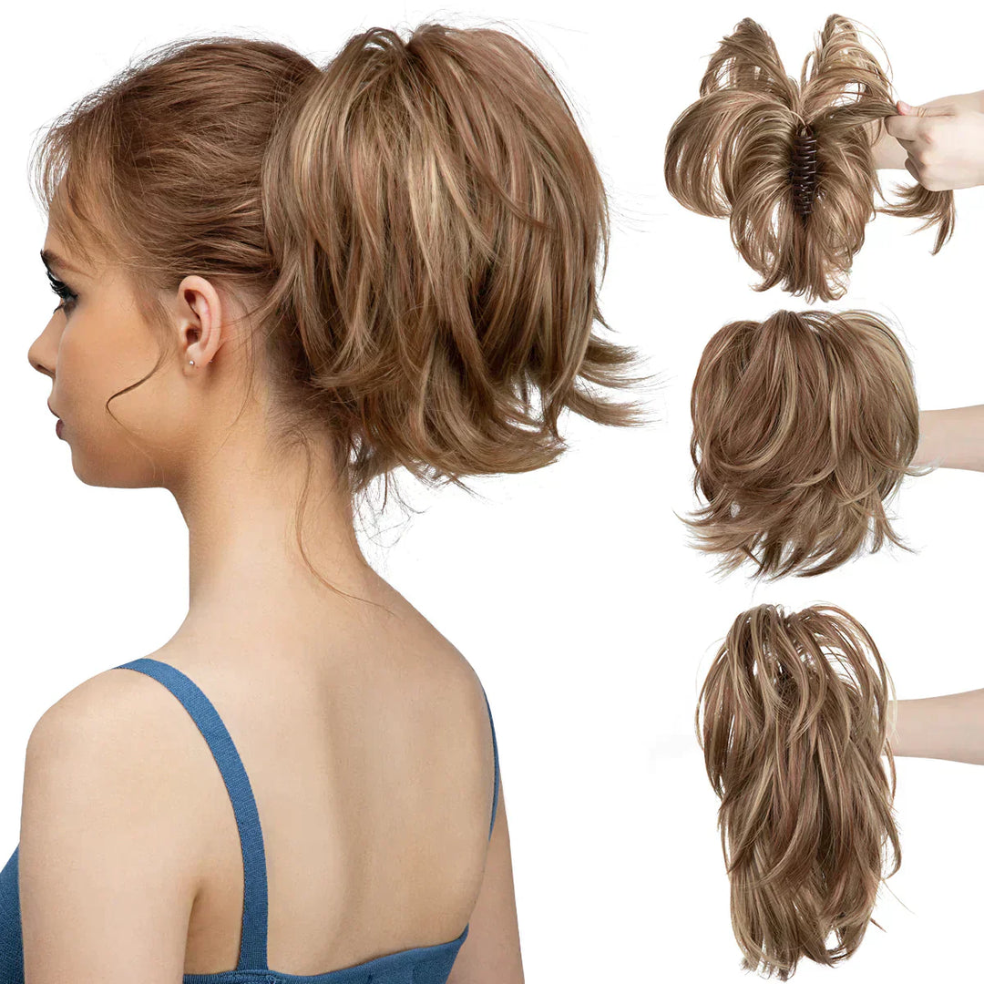 Women's Instant Volume Ponytail Hair Extension for a quick, stylish updo.