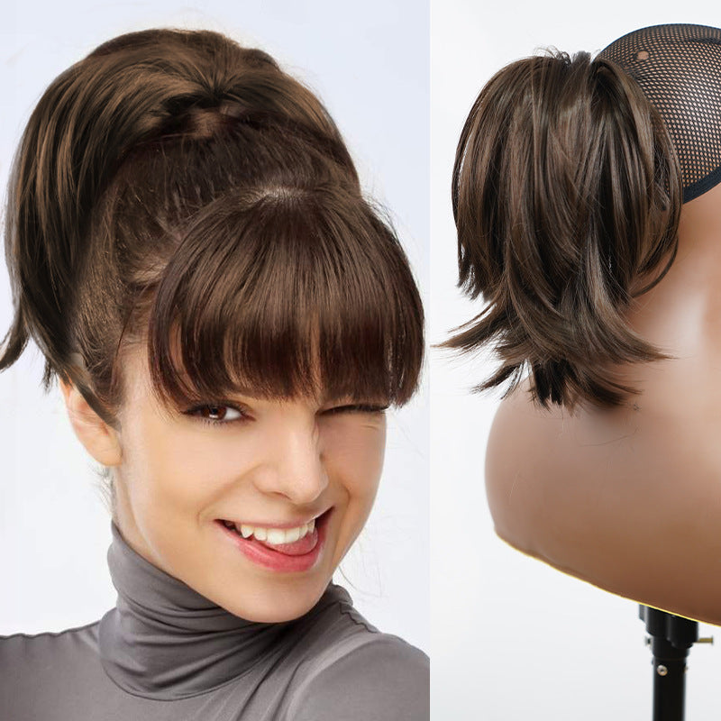 Get instant volume and a perfect ponytail with this women's TwistPop synthetic hair extension.