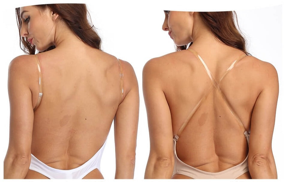 Backless invisible bodysuit shapewear designed for women, ensuring a smooth, seamless profile under clothes.