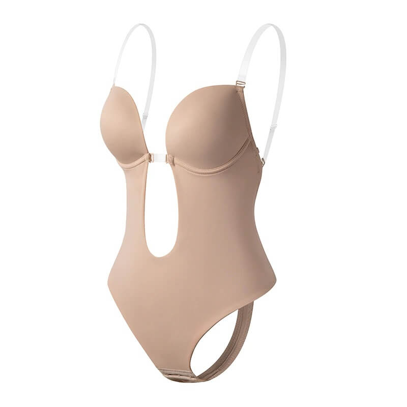 Ultra-comfortable invisible backless seamless shaper bodysuit, perfect for women seeking a smooth silhouette.