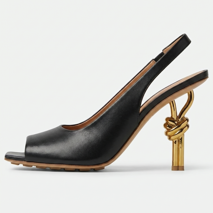 Beige Isabella slingback dress heels, offering elegant style & comfort for all-day wear.