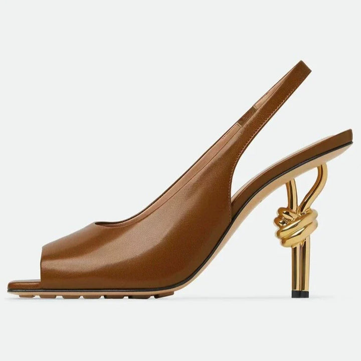 Refined women's Isabella slingback heels, a sophisticated choice for evening dresses & formal attire.