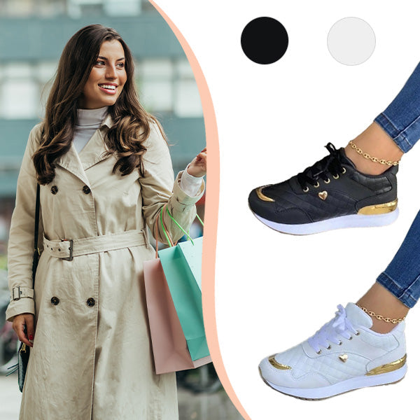Lightweight Isla sneakers for women, ideal for casual wear, walking, and fashion-forward outfits.
