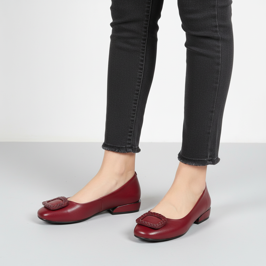Josephine orthopedic comfort flats, women's, designed for pain relief and posture correction