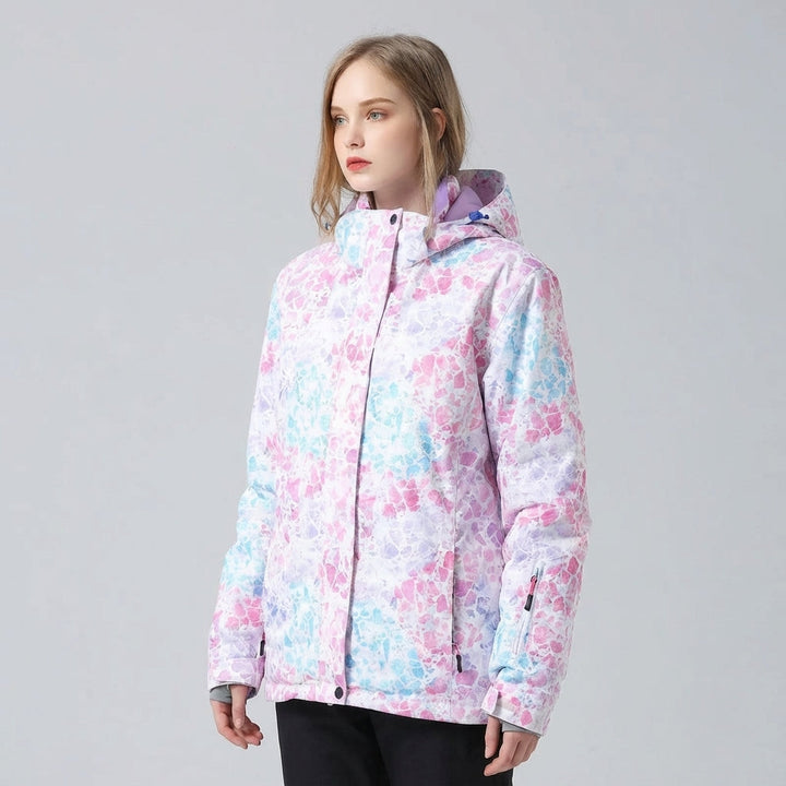 Damen Skijacke, Kaylee, insulated and hooded, a stylish winter coat for women