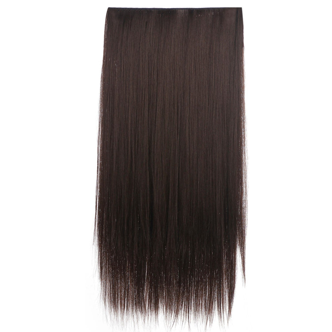 Black human hair clip-ins. Keratin treated, natural hair volume & length.