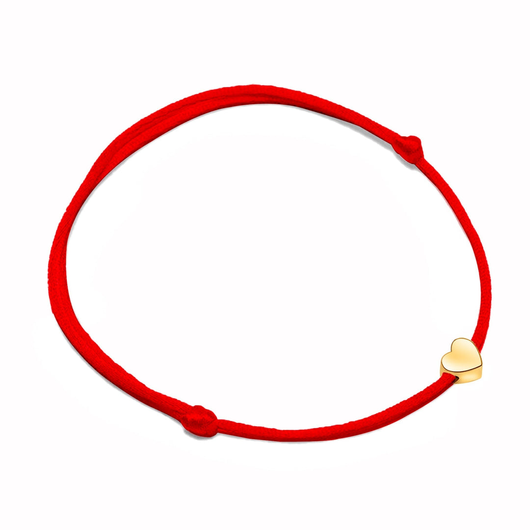 Women's Kleine Liefde adjustable bracelet with a gold heart charm, perfect gift for her