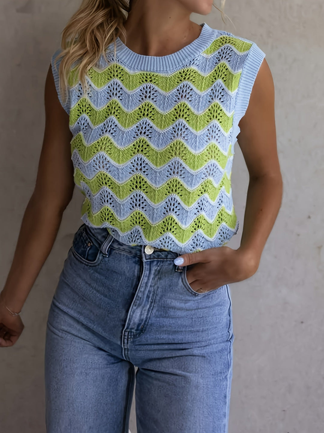 Women's Knitted Sleeveless Summer Top
