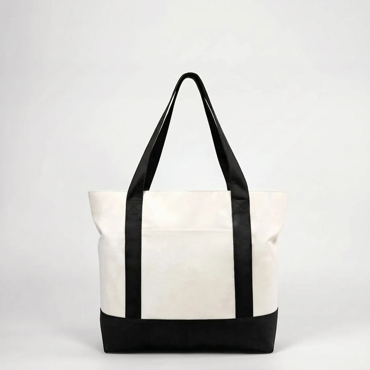 Everyday women's large tote bag with secure zip, a durable and versatile shoulder bag for essentials and travel.