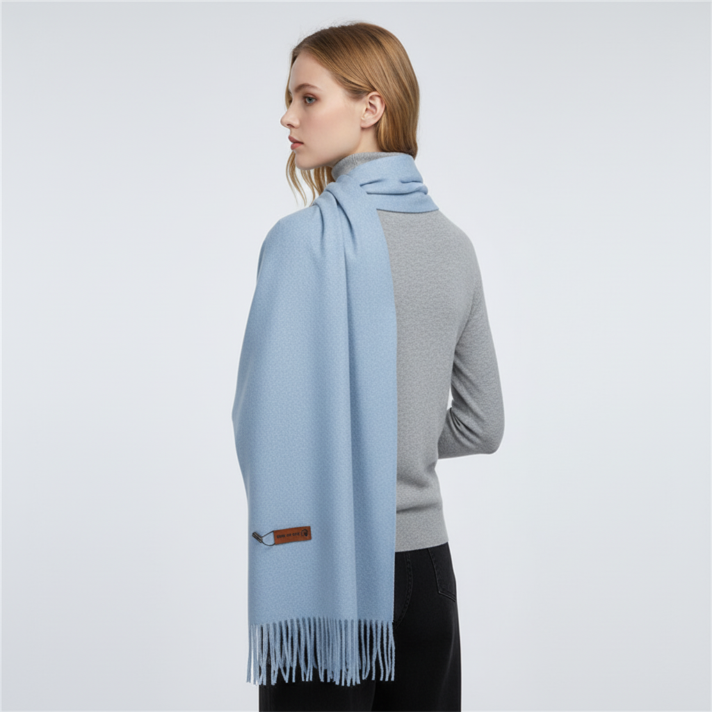 Versatile large women's scarf, cashmere feel for ultimate softness and warmth.