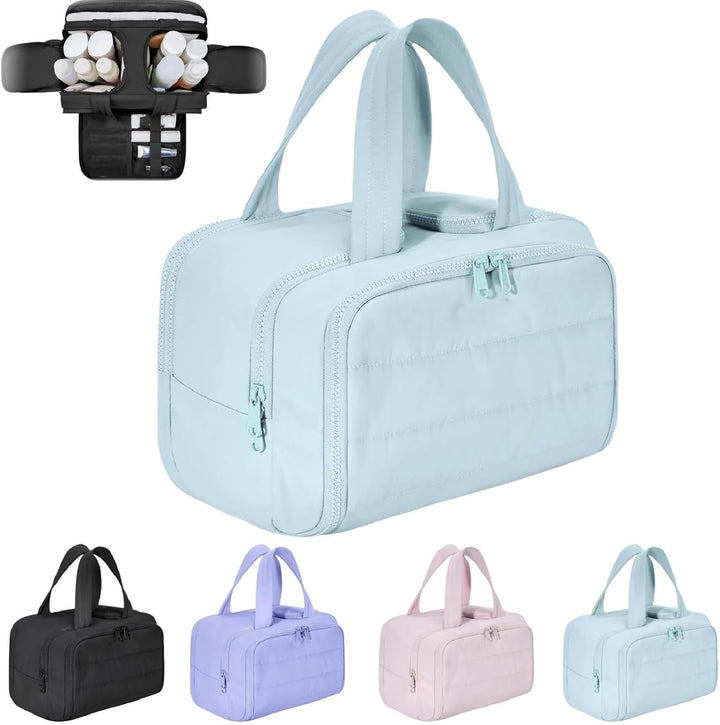 Selvane travel cosmetic large waterproof bag, perfect for organizing makeup and toiletries for women
