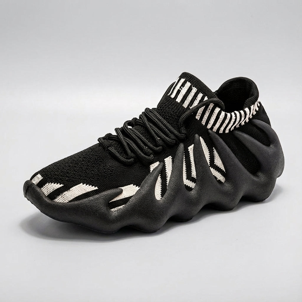 Front view of Leslie women's athletic shoes with breathable mesh upper