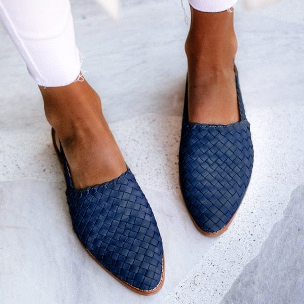 Stylish Lia braided slingback sandals for women, offering a comfortable fit for summer footwear.
