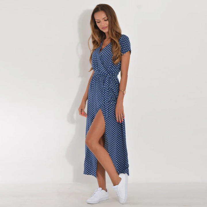 Women's light summer dress for effortless style & comfort. Perfect casual warm weather sundress.