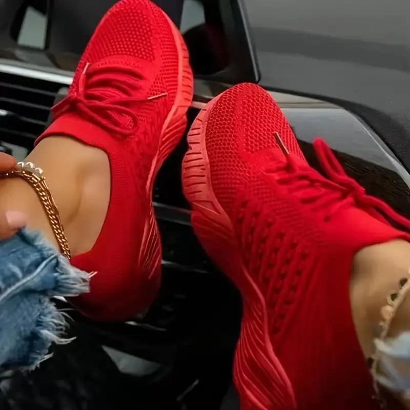Women's lightweight, breathable, non-slip sneakers, perfect for all-day comfort & casual wear.