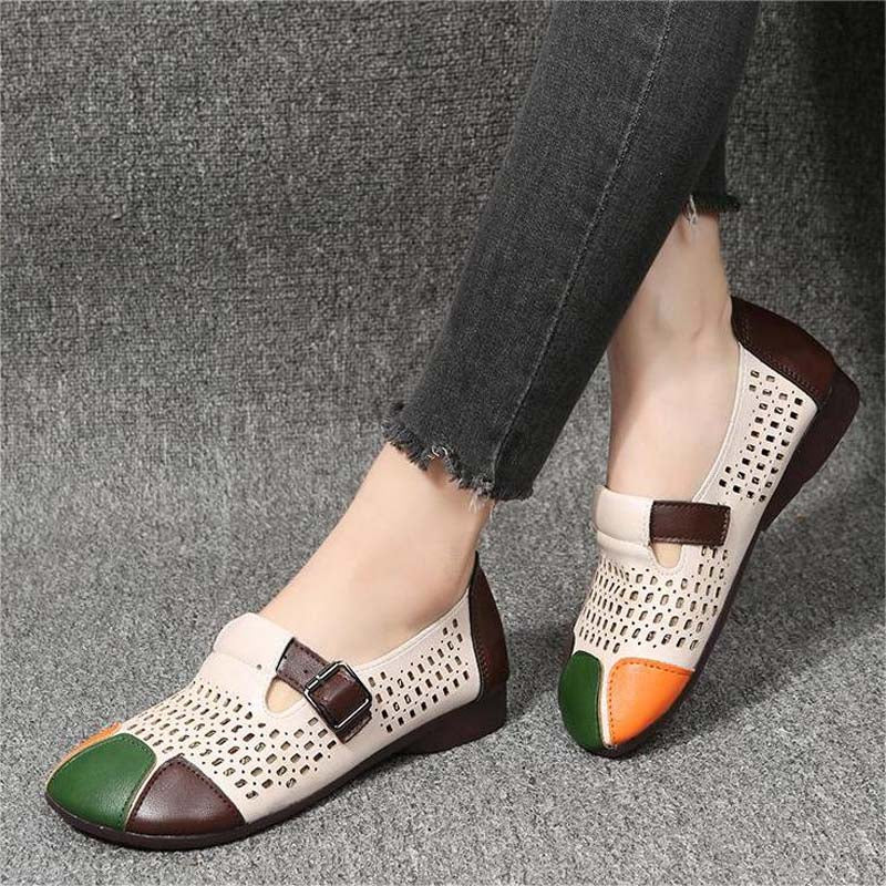 Perfect summer footwear: women's lightweight buckle sandals for daily use.