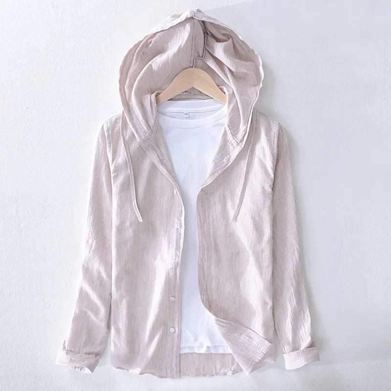 Chic women's lightweight casual pullover hoodie. Relaxed fit, versatile for everyday spring & summer fashion.