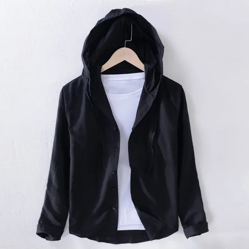 Comfortable women's lightweight casual hoodie. Relaxed fit pullover, ideal for everyday chic spring & summer style.
