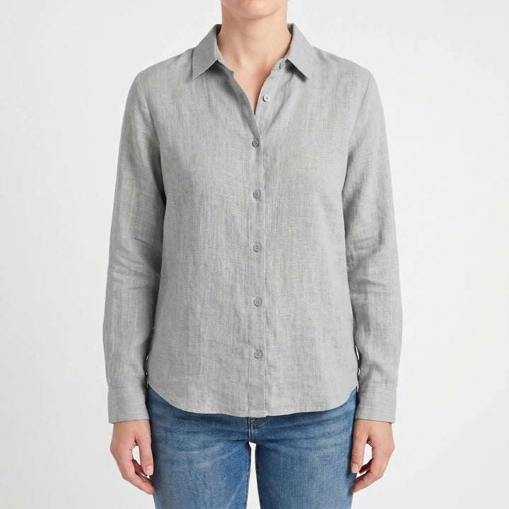 Stylish women's summer blouse, a comfortable & lightweight long-sleeve top for everyday wear.