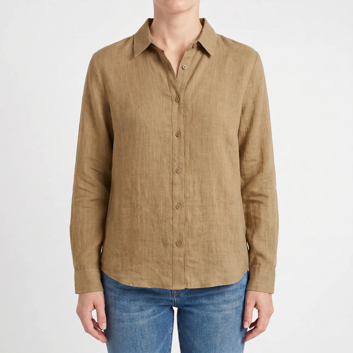 Lightweight women's blouse for summer, offering a comfortable & relaxed fit for daily wear.