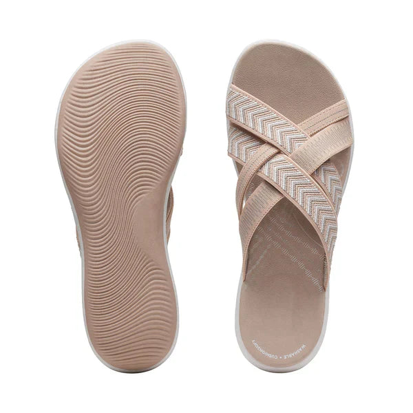 Lightweight women's comfort footwear, shock-absorbing & orthopedic with arch support for foot pain relief.