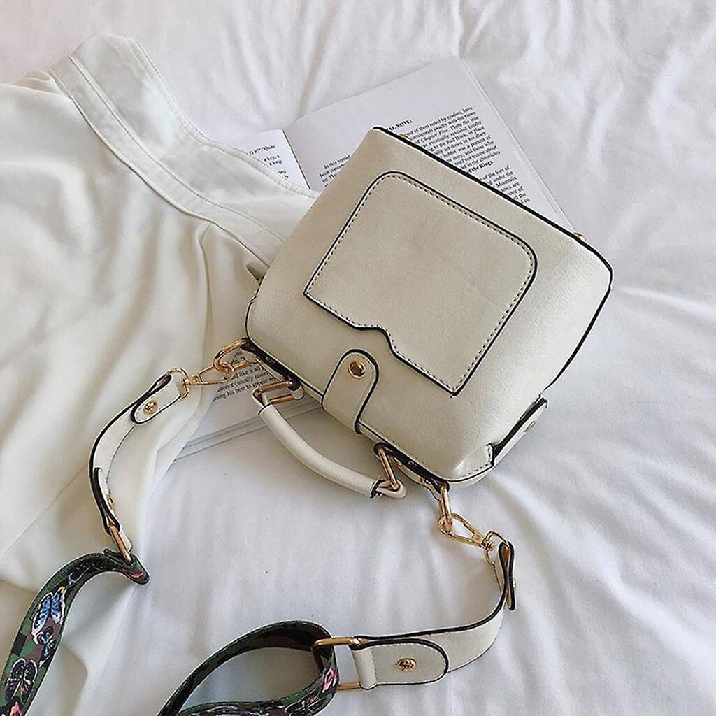 Lightweight bohemian mandala shoulder bag for women. PU coated cotton with artistic embroidery.