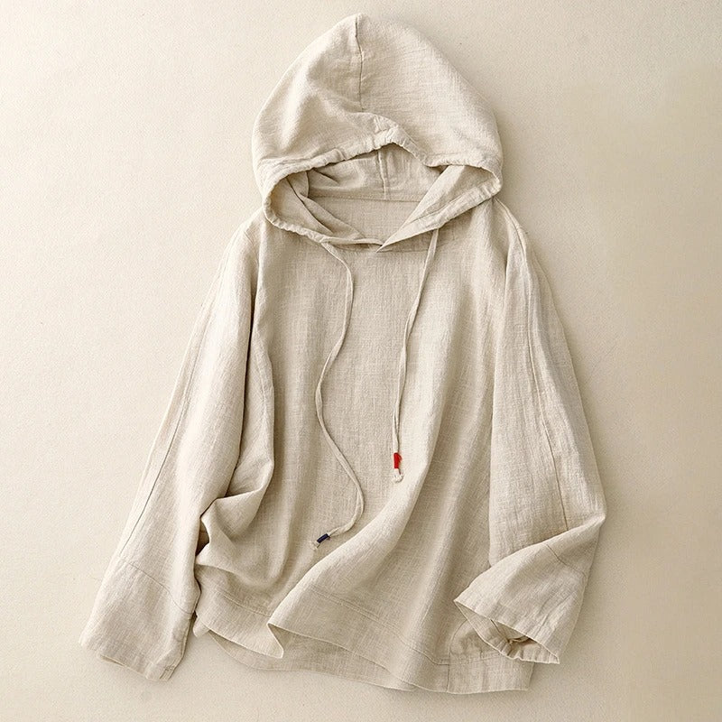 Women's lightweight everyday hoodie, perfect for casual comfort & layering. Stylish pullover for spring fashion.