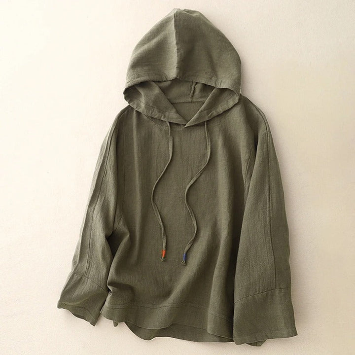 Soft women's lightweight pullover hoodie for ultimate everyday comfort. Ideal casual loungewear & spring layering.