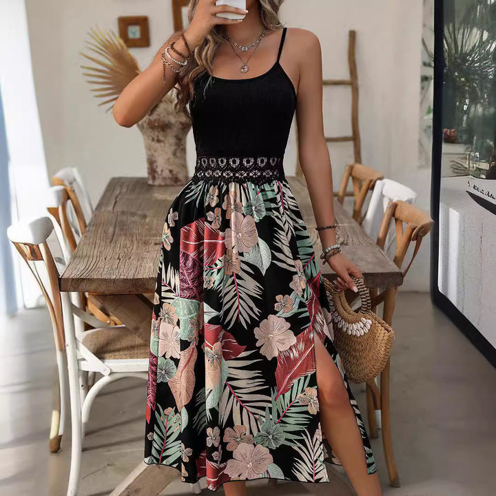 Maxi dress 'Mira' for women, breezy floral print, perfect for summer