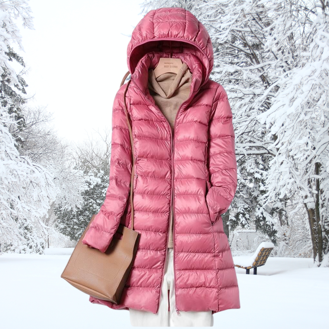 Versatile women's lightweight hooded activewear jacket, insulated for outdoor adventures.
