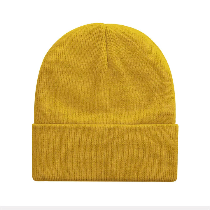 Soft women's knit beanie with stretch fit, a lightweight cozy hat.
