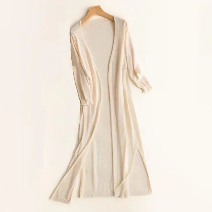 Women's lightweight long cardigan for effortless style & casual everyday wear.