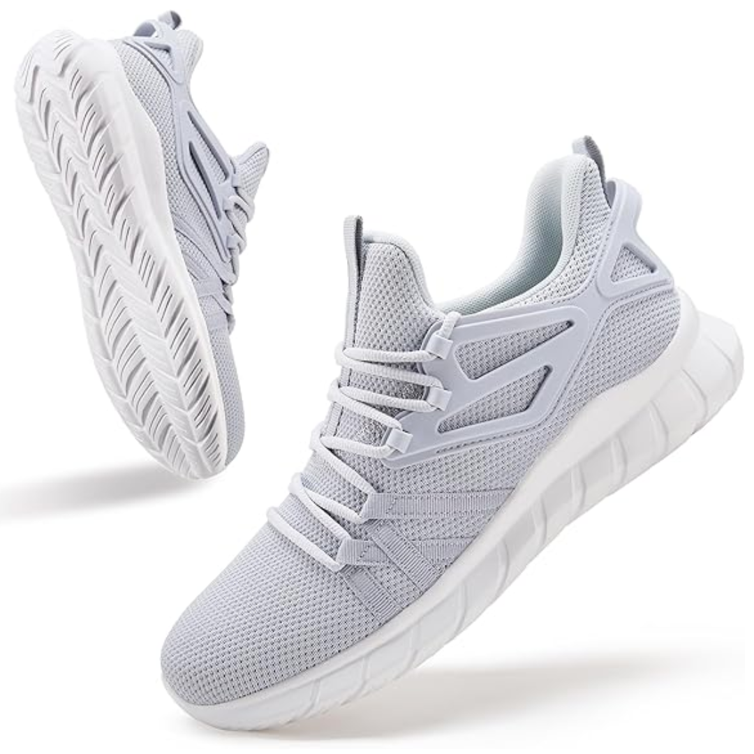 Women's casual mesh slip-on sneakers in a neutral tone, ideal for everyday walking.