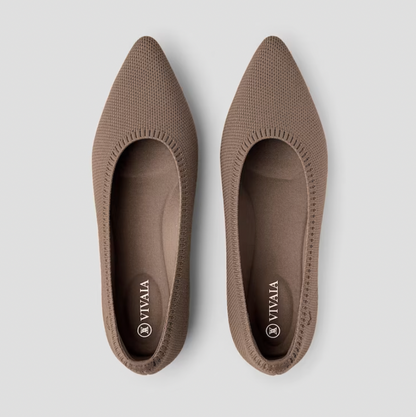 Ultimate comfort: Mila women's lightweight ballet flats. Breathable, soft sole for spring & summer walking.