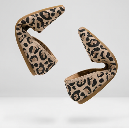 Comfortable Mila women's walking ballet flats. Lightweight, flexible slip-on shoes for spring & summer.