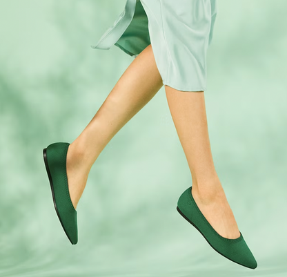 Perfect summer footwear: Mila women's breathable ballet flats. Lightweight, comfortable, and flexible.