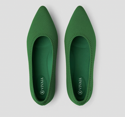 Soft sole Mila women's ballet flats. Lightweight, breathable, flexible for spring & summer comfort.
