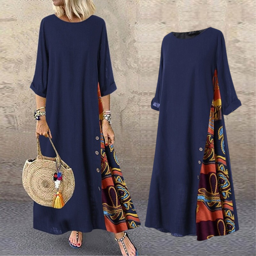 Women's lightweight Nadine summer maxi dress, flowy and elegant for casual wear