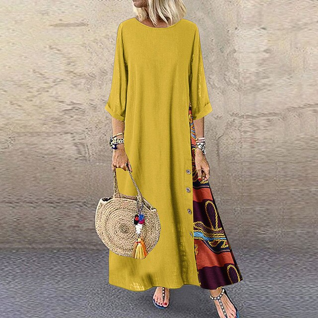 Nadine versatile women's empire waist maxi dress, perfect for comfortable summer fashion