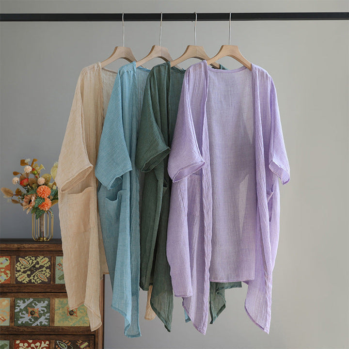 Women's lightweight open front cardigan, versatile for spring outfits & everyday casual style.