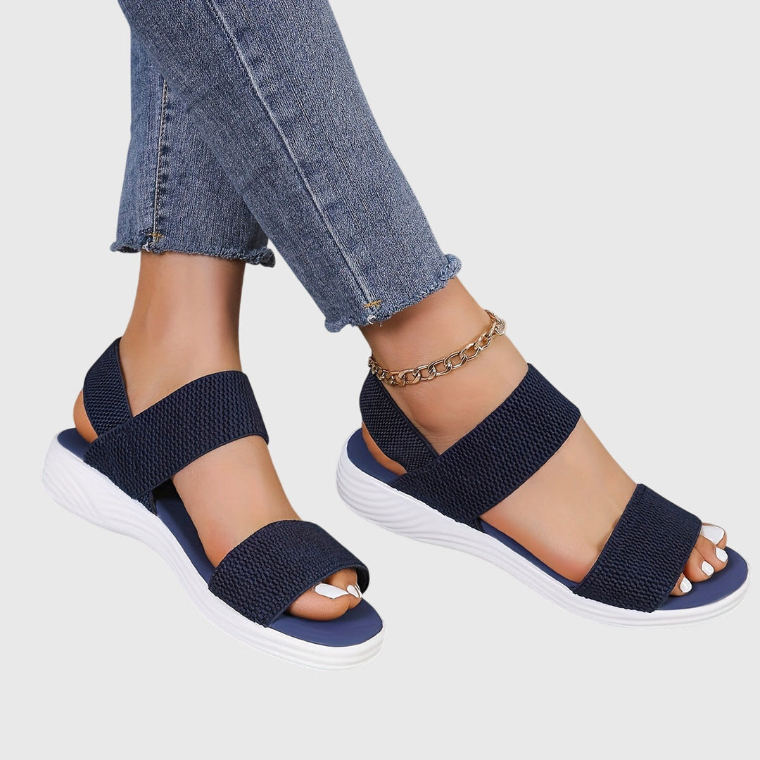 Foot supporting women's orthopedic sandals, lightweight with adjustable straps for ultimate comfort.